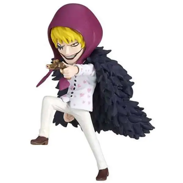One Piece WCF The Great Pirates - 100 Landscapes Vol. 7 Donquixote 2.8-Inch Mini PVC Figure