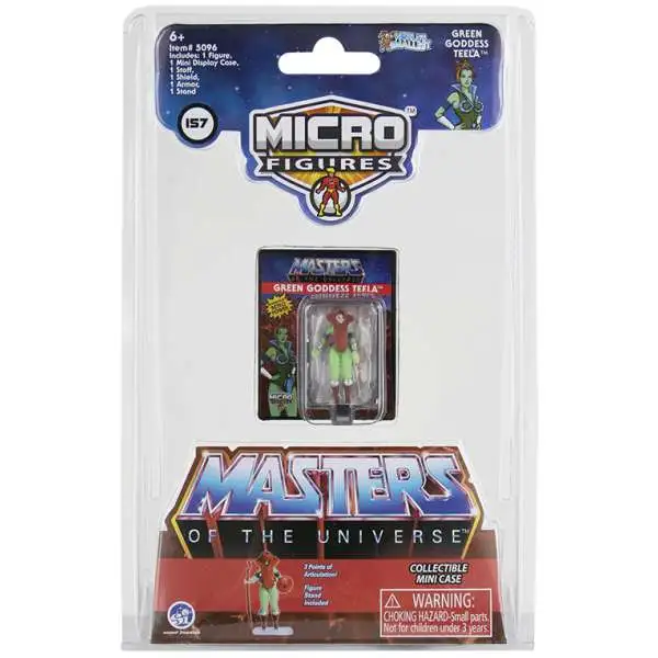 World's Smallest Masters of the Universe Series 2 Green Goddess Teela 1.25-Inch Micro Figure