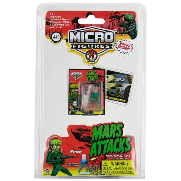 World's Smallest Mars Attacks Martian Micro Figure