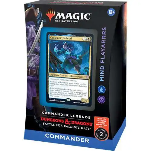 MtG Trading Card Game Commander Legends: Dungeons & Dragons Battle For Baldur's Gate Mind Flayarrrs Commander Deck