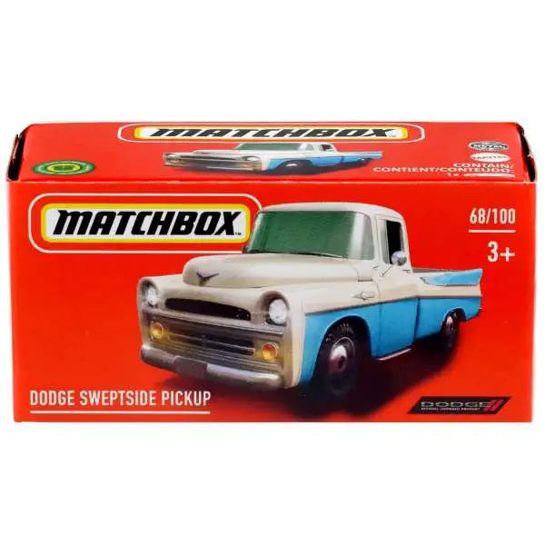 Matchbox Drive Your Adventure Dodge Sweptside Pickup Diecast Car [Blue]