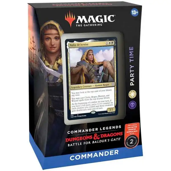 MtG Commander Legends: Dungeons & Dragons Battle For Baldur's Gate Party Time Commander Deck