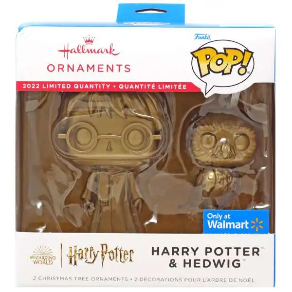 Hallmark Ornaments Funko Ornaments Harry Potter & Hedwig Exclusive Vinyl Figure 2-Pack [Gold]