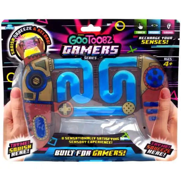 GooToobz ASMR Gamers Series Blue Hydro Squish N' Squeeze Toy