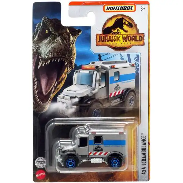 Jurassic World Dominion Matchbox 4x4 Scrambulance Diecast Car