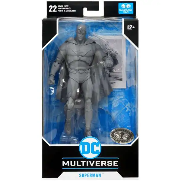 McFarlane Toys DC Multiverse Superman Action Figure [Rebirth, Planinum Edition, Chase Version, Damaged Package]