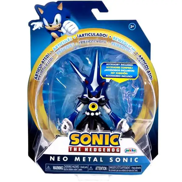 Sonic The Hedgehog Wave 17 Neo Metal Sonic 4 Action Figure with