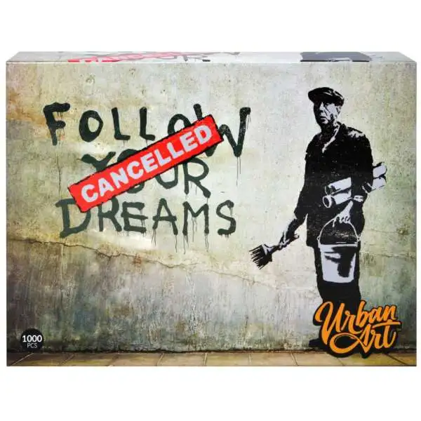 Banksy Graffiti Puzzle Follow Your Dreams Puzzle [1000 Pieces]