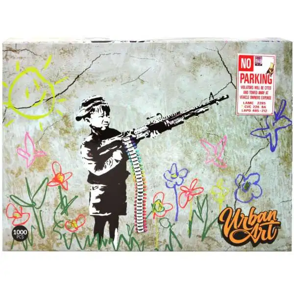 Banksy Graffiti Puzzle Crayola Shooter Puzzle [1000 Pieces]