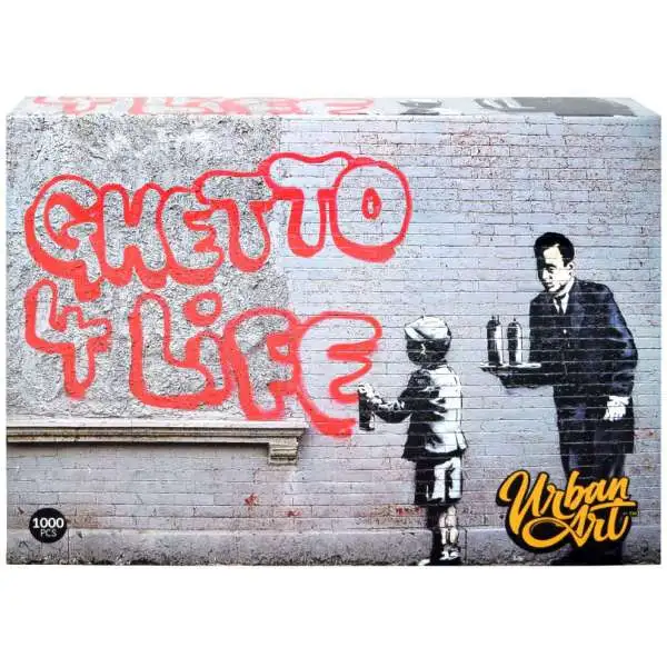 Banksy Graffiti Puzzle Ghetto 4 Life Puzzle [1000 Pieces]