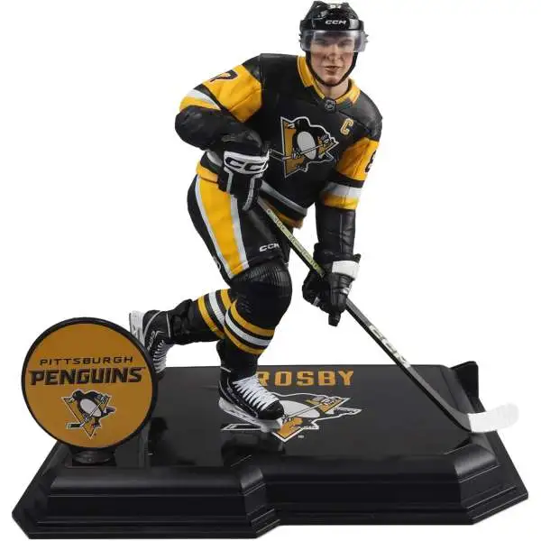 McFarlane Toys NHL Pittsburgh Penguins Sports Picks Hockey Sidney Crosby Action Figure [Black Jersey, Regular Version]