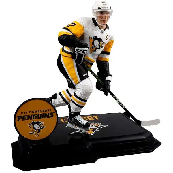 McFarlane Toys NHL Pittsburgh Penguins Sports Hockey Sidney Crosby Action Figure [White Jersey, Chase Version]