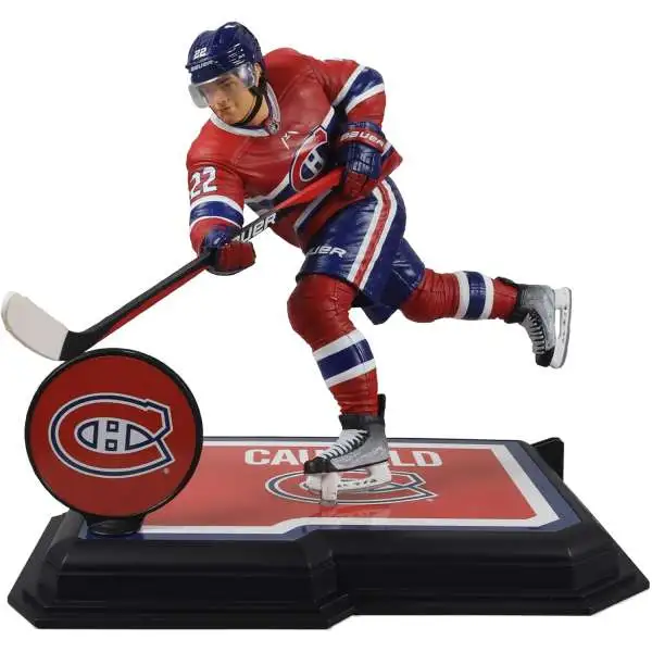 McFarlane Toys NHL Montreal Canadiens Sports Picks Hockey Cole Caufield Action Figure [Red Jersey, Regular Version]