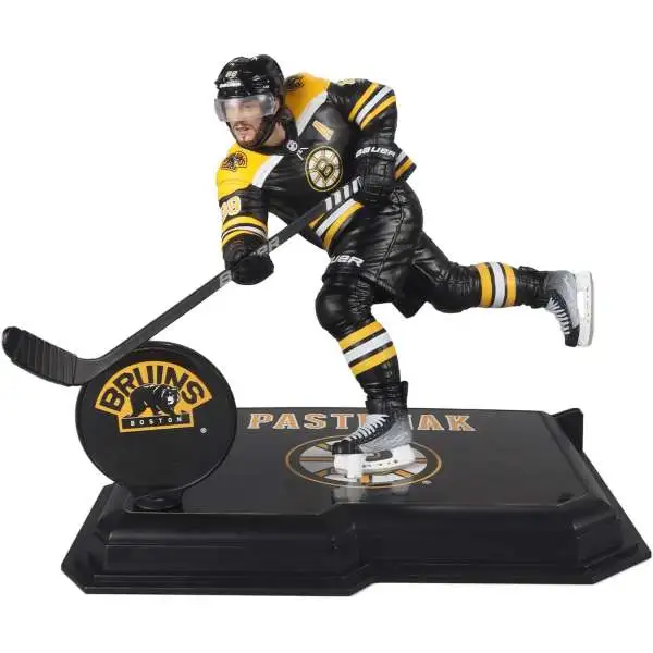 McFarlane Toys NHL Boston Bruins Sports Picks Hockey David Pastrnak Action Figure [Black Jersey, Regular Version]