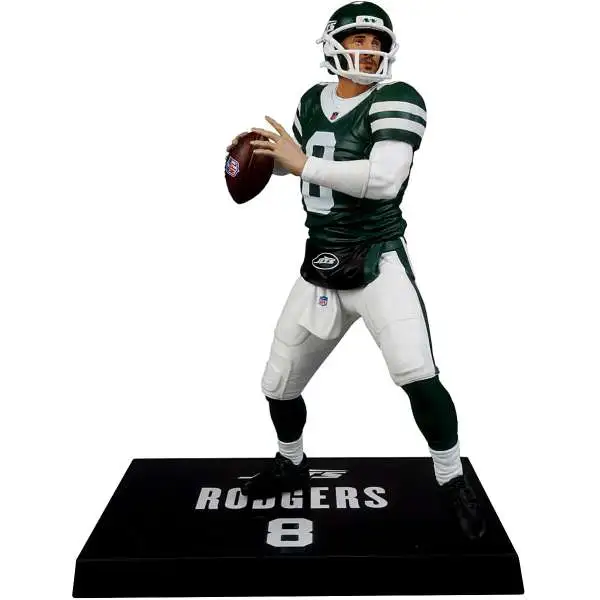 McFarlane Toys NFL New York Jets Sports Football Aaron Rodgers Action Figure [Green Jersey, Regular Version]