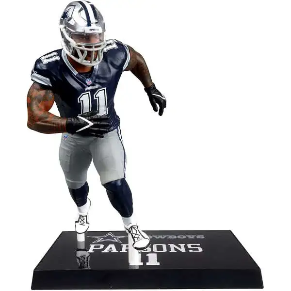 McFarlane Toys NFL Dallas Cowboys Sports Football Micah Parsons Action Figure [Blue Jersey, Platinum Edition Chase Version]