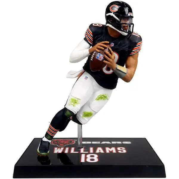 McFarlane Toys NFL Chicago Bears Sports Football Caleb Williams Action Figure [Borwn Jersey, Regular Version]