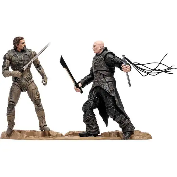 McFarlane Toys Dune: Part Two Gurney Halleck & Rabban Action Figure 2-Pack