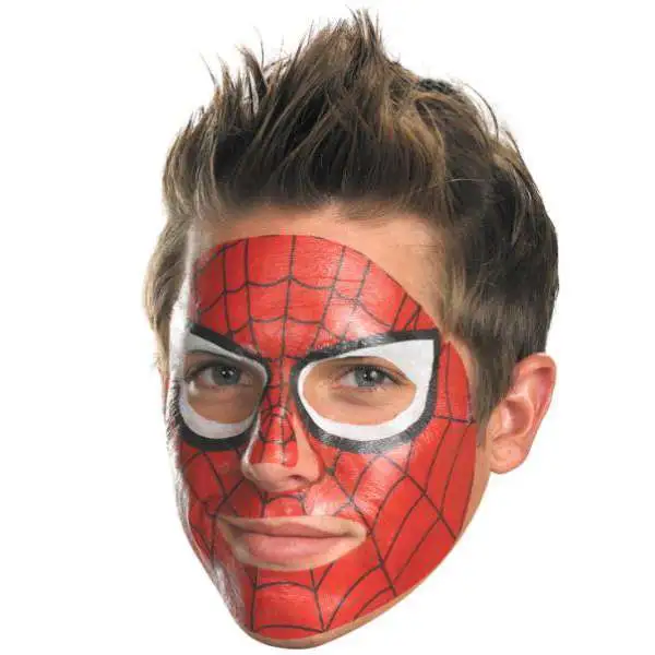 Costumes Spider-Man Face Tattoo #11621