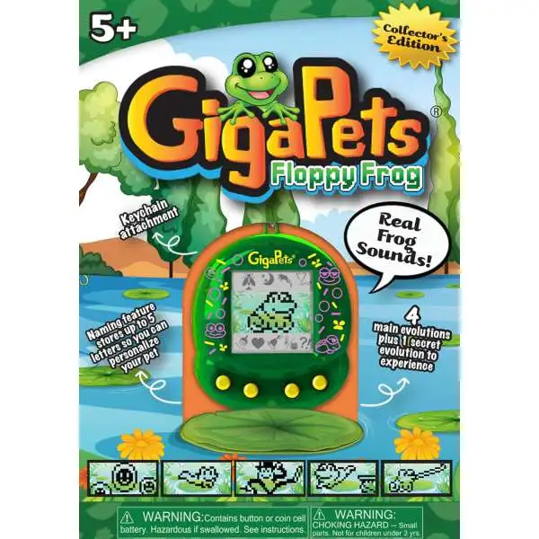 Giga Pets Floppy Frog Virtual Pet Toy