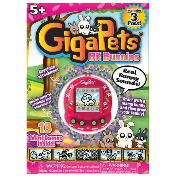 Giga Pets Bit Bunnies Virtual Pet Toy