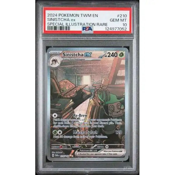 Nintendo Pokemon Illustration Rare Sinistcha ex #4 [PSA 10]