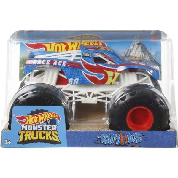 Hot Wheels Monster Trucks Race Ace Diecast Car