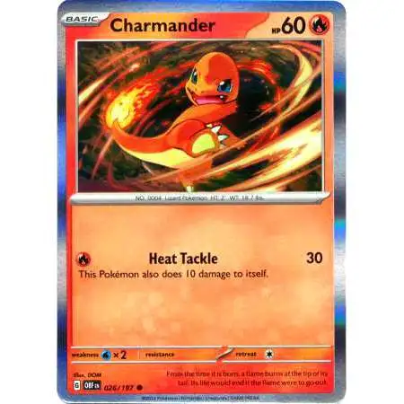 Pokemon Scarlet & Violet Obsidian Flames Promo Holo Charmander #026
