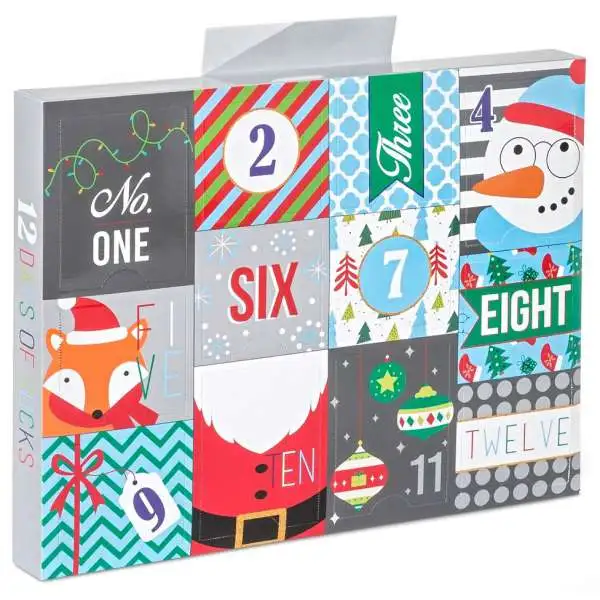 Boys 12 Days of Socks 12-Pack [Shoe Size 5.5 - 8.5]