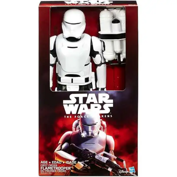 Star Wars The Force Awakens Hero Series First Order Flametrooper Deluxe Action Figure [Damaged Package]