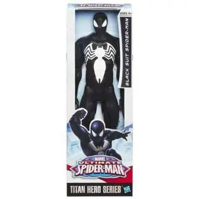 Marvel Ultimate Spider-Man Titan Hero Series Black Suit Spider-Man Action Figure