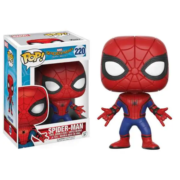 Funko Spider-Man: Homecoming POP! Marvel Spider-Man Vinyl Bobble Head #220 [Masked, Damaged Package]