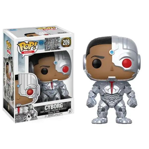 Funko DC Justice League Movie POP! Heroes Cyborg Vinyl Figure #209