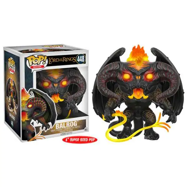 Funko Lord of the Rings POP! Movies Balrog 6-Inch Vinyl Figure #448 [Super-Sized]