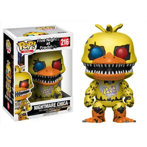 Funko Five Nights at Freddy's POP! Games Nightmare Chica Vinyl Figure #216