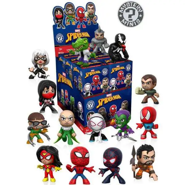 Funko Marvel Mystery Minis Spider-Man Classic Mystery Box [12 Packs]