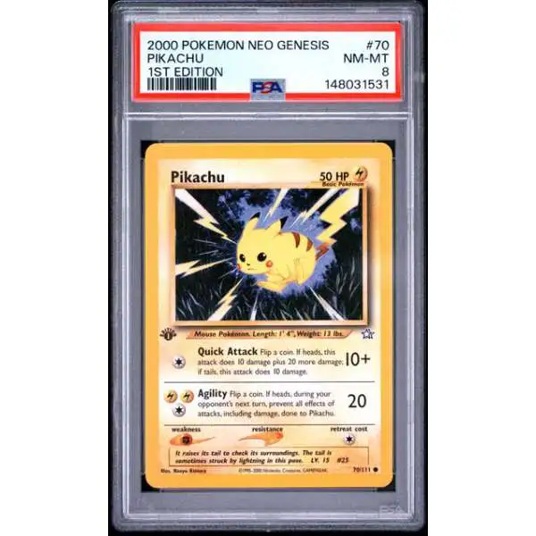 1st edition common pokemon cards Pokmon 1st/2nd Generation from 1999! Pack of 50 Guaranteed Holographics and first editions!! No more then 6 energy cards in each lot unless requesting more! Product ID: 792759981470 : Toys & Games Pokemon Neo Genesis Single Card