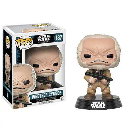 Funko Rogue One POP! Star Wars Weeteef Cyubee Vinyl Bobble Head #187