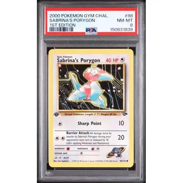Pokemon Gym Challenge Single Card Common Sabrinas Psyduck 69 First