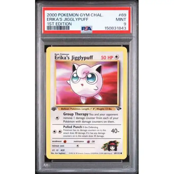 Pokemon Gym Challenge Single Card Common Erikas Jigglypuff 69