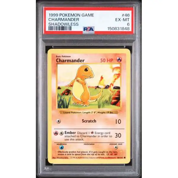 charmander pokemon card first edition Base Set 1st #46 SGC 7 #1 Charmander [1st Edition] #46 Prices