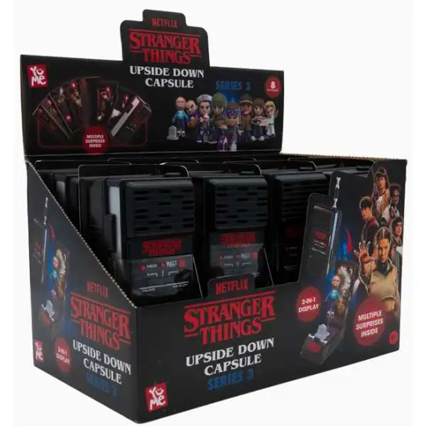 Stranger Things Series 3 Upside Down Capsule Mystery Box [8 Packs]