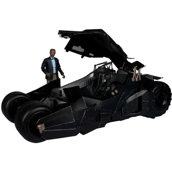 McFarlane Toys DC Multiverse Gold Label Collection Lucius Fox & Tumbler Exclusive Action Figure & Vehicle [The Dark Knight]
