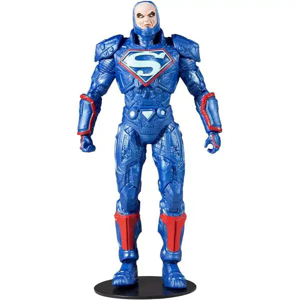 McFarlane Toys DC Multiverse Lex Luthor Power Suit Action Figure [BLUE with Throne]
