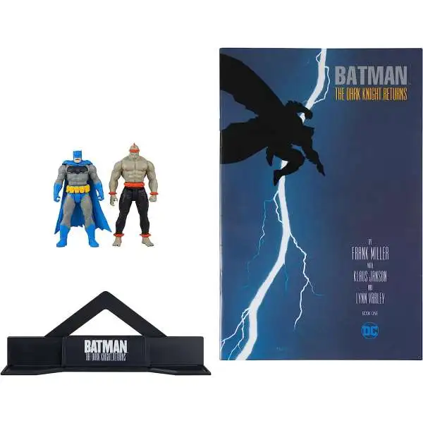 McFarlane Toys DC Page Punchers Batman & Mutant Leader Action Figure 2-Pack & Comic Book [Dark Knight Returns #1] (Pre-Order ships July)