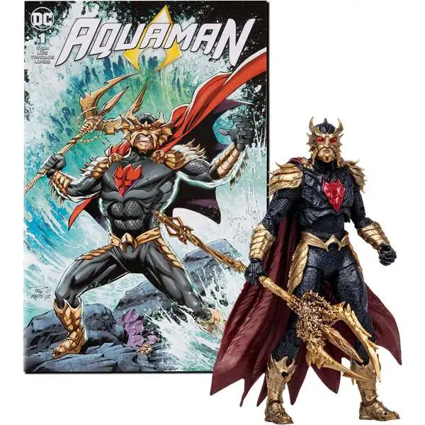 McFarlane Toys DC Page Punchers Ocean Master Action Figure & Comic Book