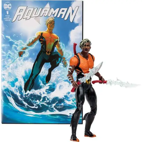 McFarlane Toys DC Page Punchers Aqualad Action Figure & Comic Book (Pre-Order ships March)