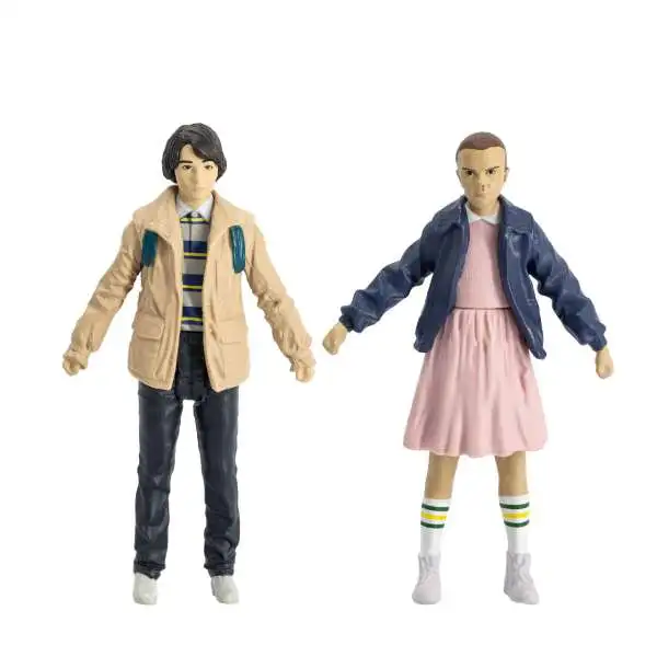 McFarlane Toys Stranger Things Eleven & Mike Wheeler Action Figure 2-Pack & Comic Book