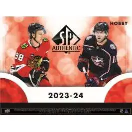 NHL Upper Deck 2023-24 SP Authentic Hockey Trading Card HOBBY Box [10 Packs]