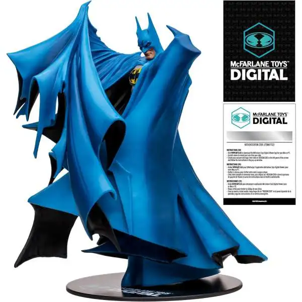 McFarlane Toys DC Direct Batman 12-Inch Statue [Blue, with Digital Collectible]